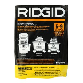 Ridgid VF3503 Bags for 6-9 Gallon Ridgid Vacuums