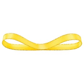 TW1007R Twinkle Satin Ribbon, Yellow, 0.4 inch (10 mm) Width x 98.8 ft (30 m) Roll
