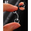 CM Crareesi Mania Pack of 10 Belly Button Piercings Retainers