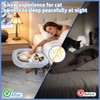 Midollarle Bedside Cat Bed, Foldable Cat Bed Attaches to Bed