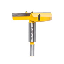 Boomway Forstner Drill Bit (3-1/4'' | 82.6mm) with YG6X Carbide, Suitable for fine Woodworking, Cabinet Making, etc