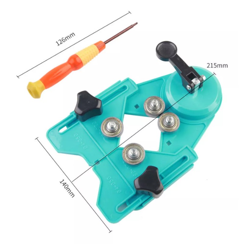 Lovly Kit 16 Brocas De Diamante Con Guía Para Cerámica,