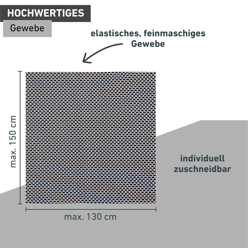 Windhager Fly Protection Plus Elastic – White, 130 x 150