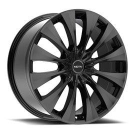 Motiv 436B 18x7.5 5x108/5x4.5" +42mm Gloss Black Wheel Rim 18" Inch