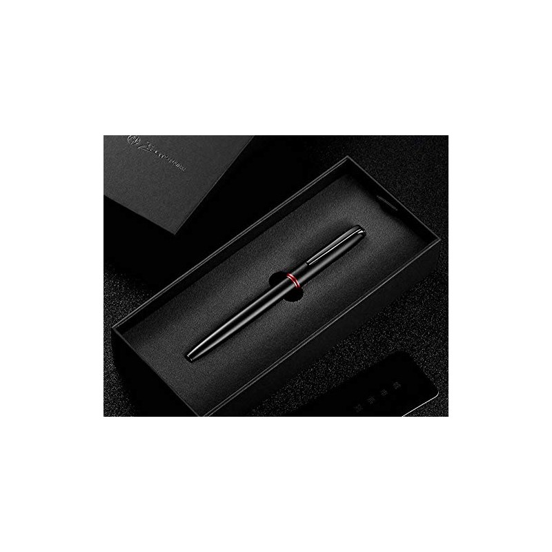 Picasso 916 - Pluma estilográfica con anillo rojo y negro