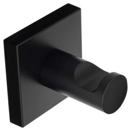 Harney Robe Hook / Towel Hook, Daytona Bathroom Hardware Set Matte Black