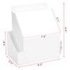 BTSKY 5x7 inch Clear Suggestion Donation Drawing Box with Sign