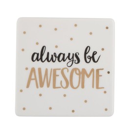 Awesome Metallic Monochrome Coaster (CHIC019)