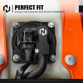 NICECNC Fuel Pump Protection Kit Compatible with KTM 125-450 XC/SX/XCF/SXF 2023-2025, 150-500 EXC/EXCF/XCW/XCF-W/XW-F 2024-2025, Black, See Fitment