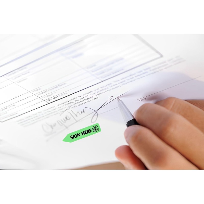 Sign Here Tabs 2000 Pcs, Sign Here Stickers Sticky Notes