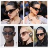 BAWUYI Cool Futuristic Y2K Sunglasses for Men Women Sports Wrap