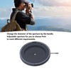 Adjustable Iris Aperture Diaphragm 2‑50mm Microscope Iris Adapter Aperture Adjustable