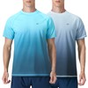 Camisetas de natación para hombre, protección solar UPF 50+, playera