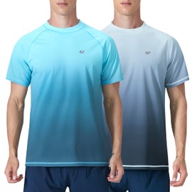 Camisetas de natación para hombre, protección solar UPF 50+, playera de secado rápido, para pesca, playa