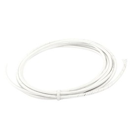 uxcell 3 Meter/10ft 2mm2 230C Flexible Silicone High Temperature Braided Wire Cable White