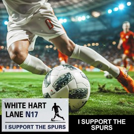 Street Signs for Tottenham Hotspur, Tottenham Hotspur Gifts for Men Football Metal Sign Tottenham Hotspur Gifts for Boys Metal Poster Tottenham Merchandise Wall Decor Sign