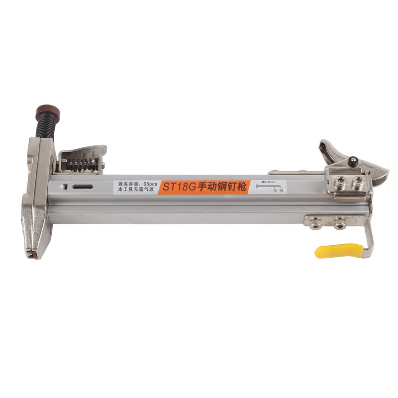 Manual Nailer Woodworking Slotted Steel Nail Gun Furniture Flooring Nailing