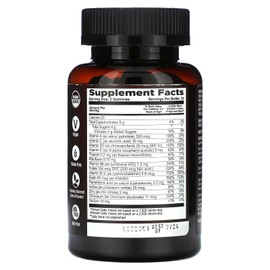 YumV's Strong Earth Kids Organic Gummies, Multi Vitamin, Berry, 60 Gummies