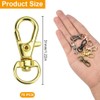 CODIRATO 70 PCS Swivel Clasps Keychain Clip Hook Lanyard Snap