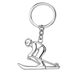 Cute Keychain-Ski Boot Keychains for Men and Women,Funny Key chains Gifts for Skiing Enthusiasts and Outdoor Adventure