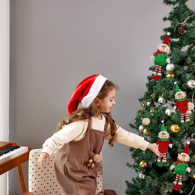 Athoinsu Paquete de 4 colgantes de muñeca de elfos de