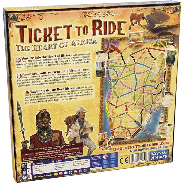 Ticket to Ride: Africa Map Collection Three