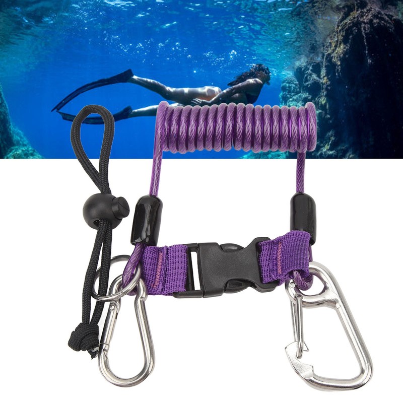 Diving Hook Rope Stainless Steel Flexible Anti Lost Diving Camera