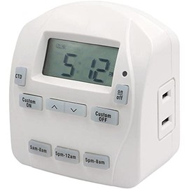 PRIME TNIDP12 EZ-SET 1-Outlet 24-Hour Digital Indoor Timer