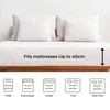 Single Fitted Bed Sheet - Luxury Deep Pocket Single Fitted