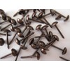 100 Small 6mm Upholstery Nails Furniture Studs PINS Antique on Steel
