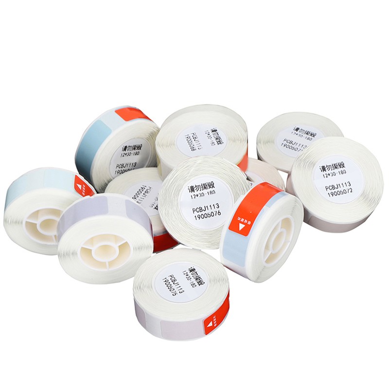 12Pcs Label Paper Adhesive Waterproof Thermal Stickers Coding Machine Price
