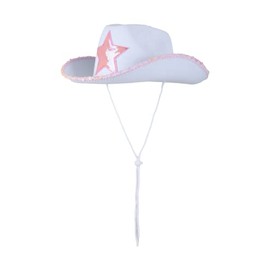 LEMONSODA Cowboy Hats - Western Cowgirl Hats for Women (White Cowgirl Hat)