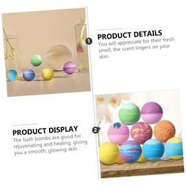 BIUDECO Adorable Colorful Spa Bath 12pcs/1set 64g Moisturizing Bath for Home/hotel