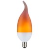 Satco S29807 Indoor/Outdoor LED Flame Effect Light Bulb, B11 Shape,