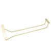zoohot 12-Inch Gold Wine Glass Rack, Under Cabinet Wine Glass