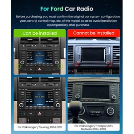 【AI DSP 32EQ】 4G+64G Radio for VW Touareg 2004-2011 & T5 T6 Multivan 2004-2009 Car Stereo with Wireless Carplay Android Auto 7inch 1080P IPS Touchscreen 5.0Bluetooth GPS WiFi DAB+ SWC Backup Camera