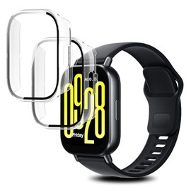 For Redmi Watch 5 Active Case, Protective Cover, Film, Glass Film, Integrated Ubefuu Full Protection, High Transmittance, High Sensitivity Touch, Lightweight, Shock Absorption, Anti-Fingerprint,