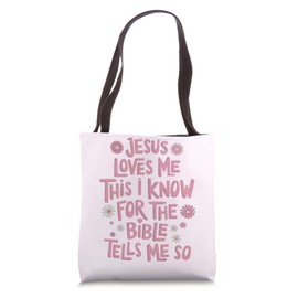 Jesus Faithful Christian Girl Tote Bag