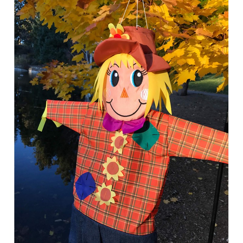 In the Breeze ITB-4274 Autumn Scarecrow Wind Friend 3D Windsock