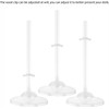 WUWEOT 40 Pieces Doll Stands, Transparent Stand for Dolls and