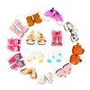 Barwa American Doll Accessories 5 Pairs of Shoes with 2