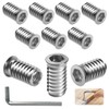 BOUMVID Screw-in Nut M8 x 20, Pack of 10 Screw