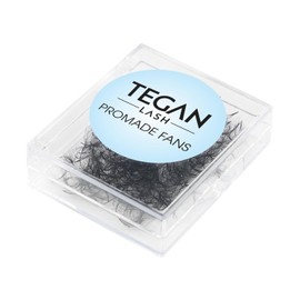 TEGAN LASH 500 Promade Fans Volume Eyelash Extensions, Handmade Loose False Eyelashes, From 3D - 16D, 0.03/0.05/0.07 Thickness, C/CC/D Curl, 9-15mm Length, Pestanas Pelo A Pelo (4D-0.07-D-11)