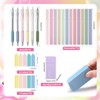 Vyuwast 12 Pastel Highlighters Set, 6 Gel Pens, 6 Mini