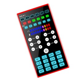 Operitacx 1 Stück Professionelle Soundkarte für Live Streaming Broadcasting Einsetzbar für Smartphones Computer mit Effektiven Stimmänderungsfunktionen Hoher Geräuschreduzierung