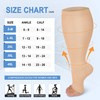 3 Pack Open Toe Compression Socks for Women and Men,