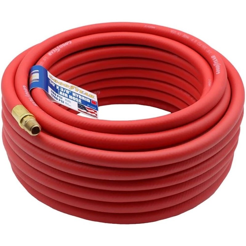 Goodyear 50 Ft. X 3/8 Inch 300 Psi Red Hybrid