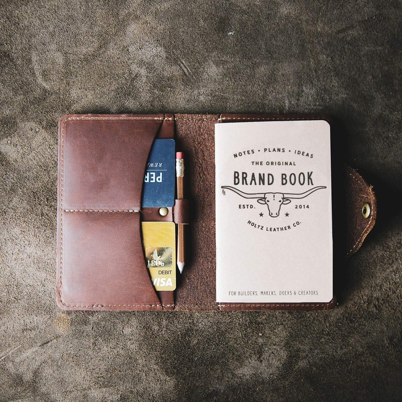 The Logbook Fine Leather Wallet Pocketbook (Brown)