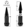 MODZ Golf Cart Black Spiked Lug Nuts - Set of