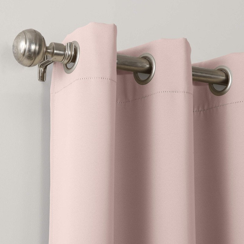 Sun Zero Marcella Damasco, Blush, 54" x 95", 1